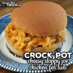 If you are interested in an easy to prep, quick to cook, delicious meal for yourself and one other, check out this Cheesy Crock Pot Sloppy Joe Chicken for Two!
