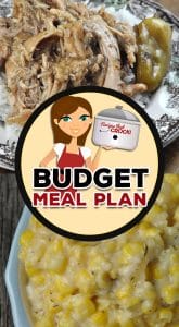 Do you need or want some help with your weekly menu this week? I have your covered with Budget Meal Plan: Week 49!