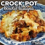 Making lasagna doesn't have to be hard with this Crock Pot Bowtie Lasagna recipe. It is a real crowd pleaser for its taste too!