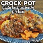 If you are looking for a delicious recipe for two that will fill you up, check out this Fiesta Crock Pot Beef Casserole for Two.