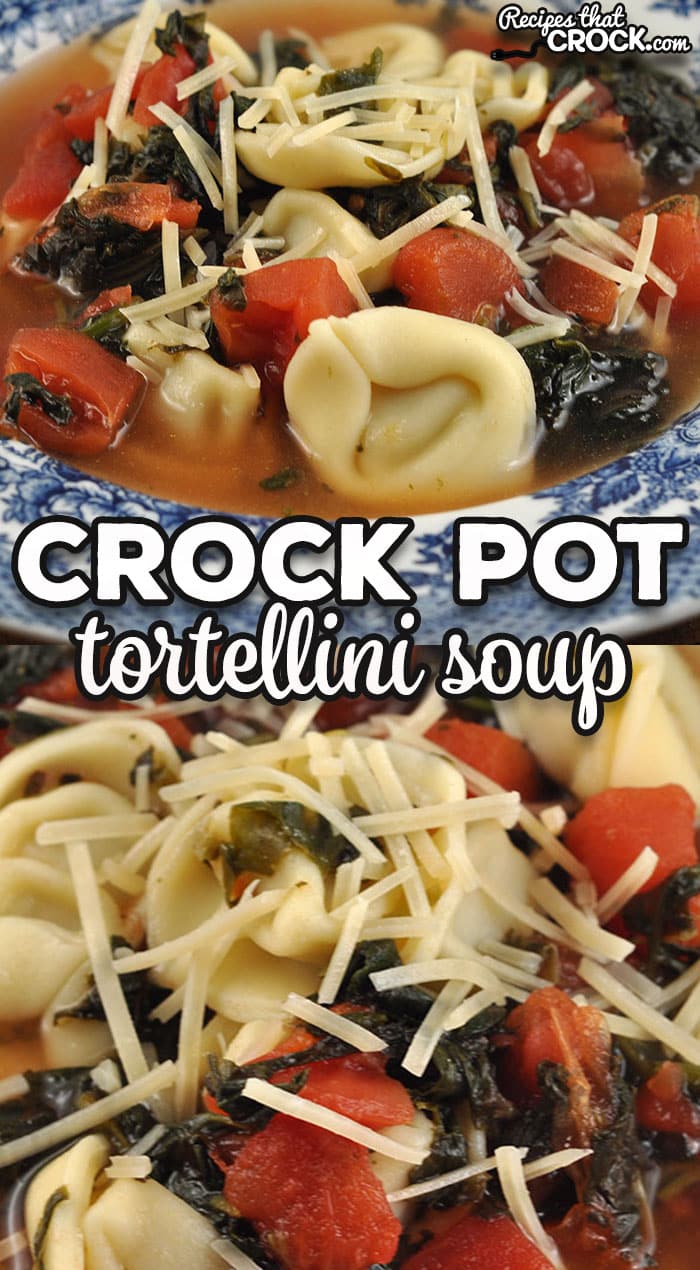 This tried and true Crock Pot Tortellini Soup recipe can be put together quickly and only takes 2 hours to cook. As an added bonus, it is delicious!