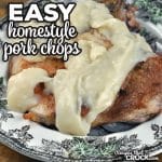 These Easy Homestyle Pork Chops are a real crowd pleaser for young and old alike, and, as an added bonus, they are easy to throw together!