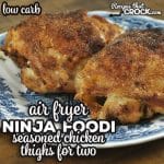 If you are looking for an easy and delicious way to have chicken, check out this Ninja Foodi Seasoned Chicken Thighs for Two.