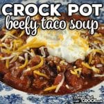 This Crock Pot Beefy Taco Soup is so simple to throw together, cooks quickly and tastes amazing. This soup is also picky eater approved.