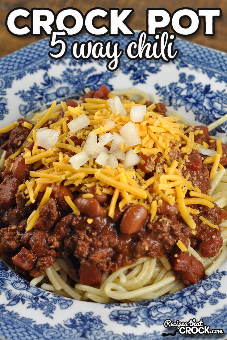 This Crock Pot 5 Way Chili recipe is sure to be a favorite. It is super easy to make and has incredible flavor.