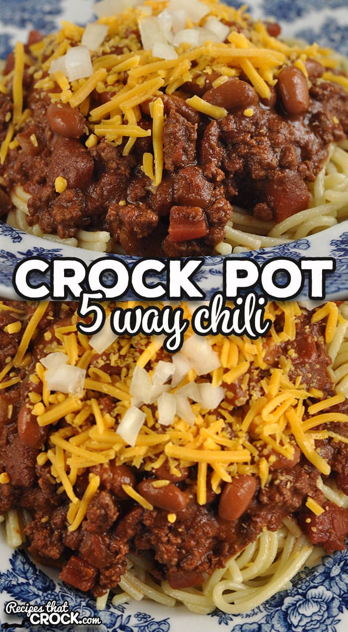 This Crock Pot 5 Way Chili recipe is sure to be a favorite. It is super easy to make and has incredible flavor.
