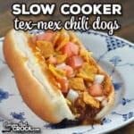 Whether you are wanting a fun meal at home or need a wonderful recipe to take to a potluck, this Slow Cooker Tex-Mex Chili Dogs fits the bill.