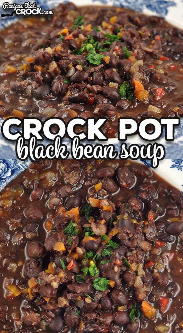 This Crock Pot Black Bean Soup is perfect for those who love black beans or flavorful soups. A little prep work gives you an amazing soup!