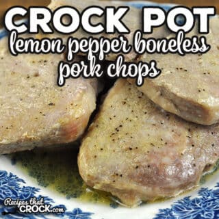 If you are looking for a simple recipe that tastes amazing, I invite you to check out these Lemon Pepper Crock Pot Boneless Pork Chops.