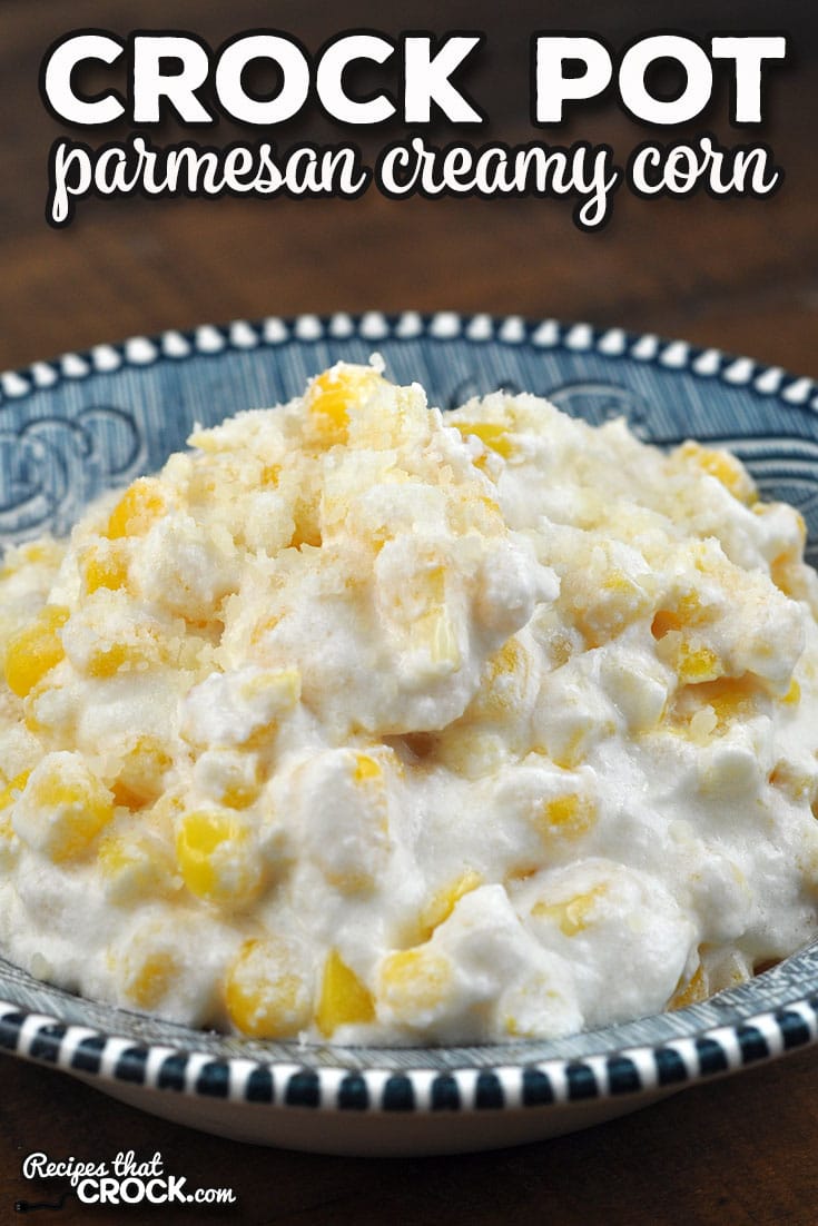 This delicious Parmesan Crock Pot Creamy Corn has a wonderful, unique flavor, and it is incredibly easy to put together!
