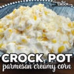 This delicious Parmesan Crock Pot Creamy Corn has a wonderful, unique flavor, and it is incredibly easy to put together!