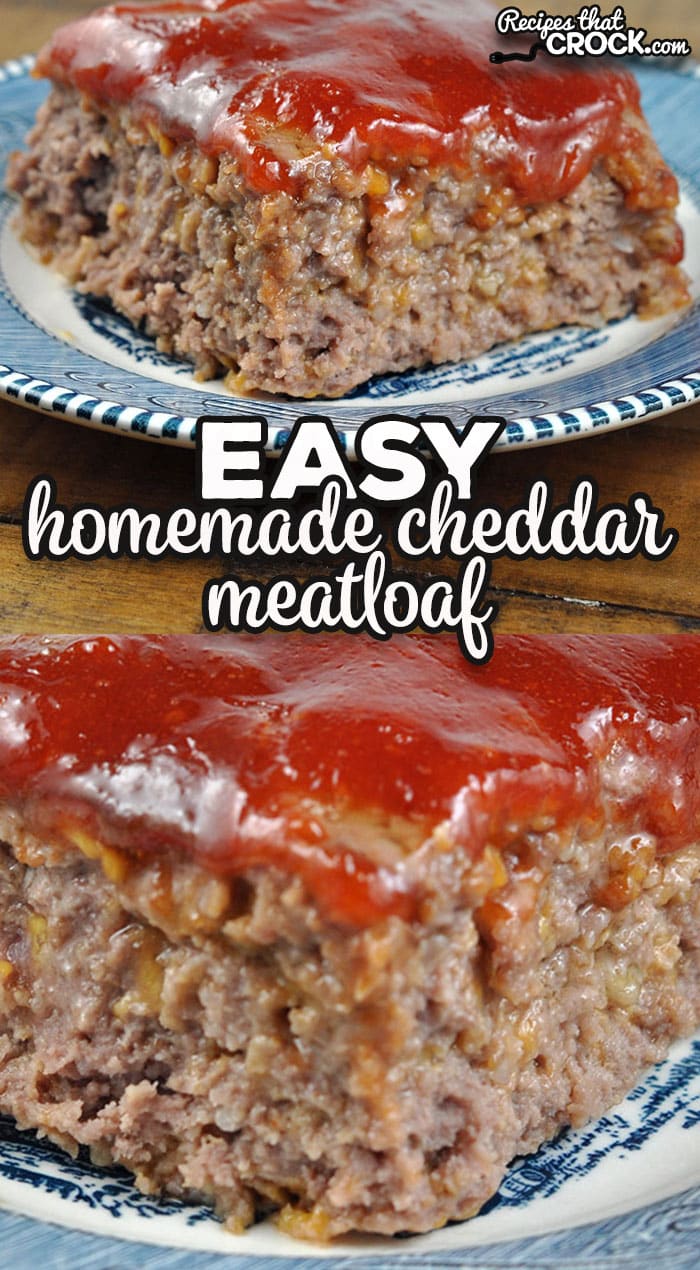 If you are looking for a new favorite recipe, check out this Easy Homemade Cheddar Meatloaf. It is absolutely delicious!