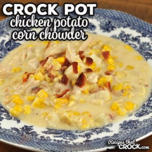 This Crock Pot Chicken Potato Corn Chowder is super easy to make. It is also a great comfort food recipe that will fill you up!