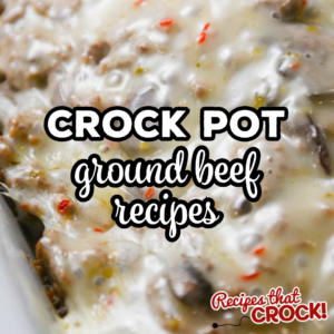 Are you tired of trying to find new dishes to make for dinner? Here are Five Crock Pot Ground Beef Recipes to try next week!