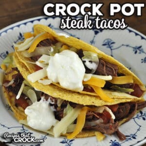 If you are looking for a simple, dump and go recipe that tastes great, check out this Crock Pot Steak Tacos recipe. It is delicious!