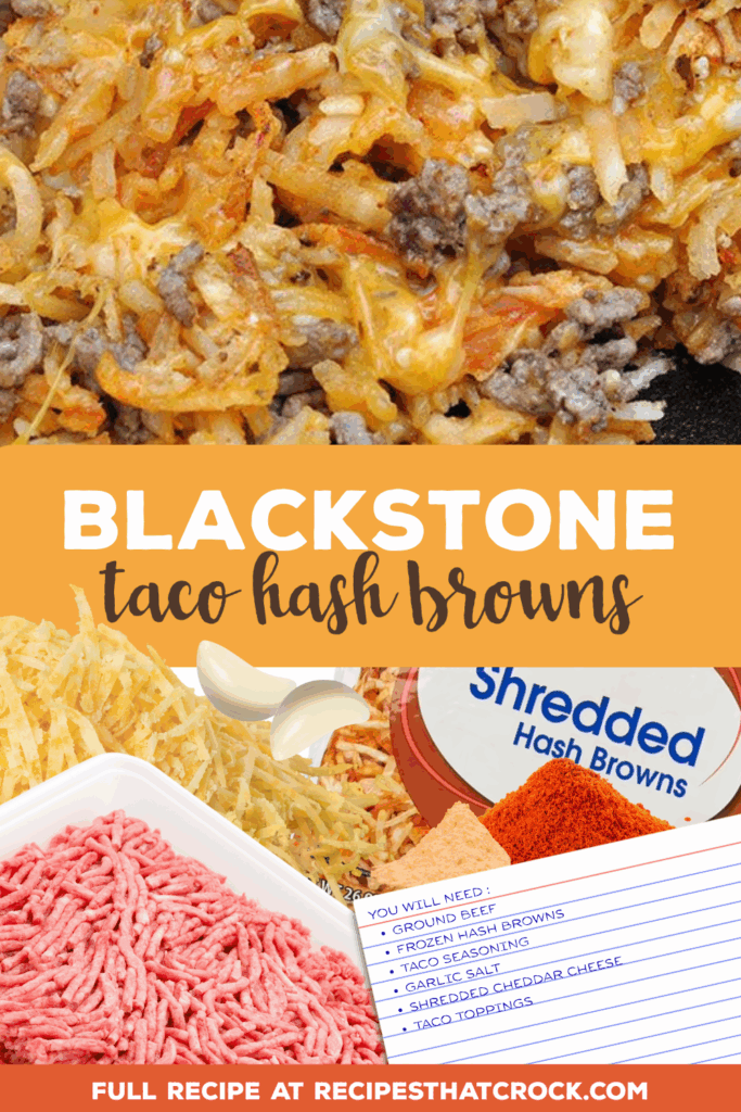 This Blackstone Taco Hash Browns is a quick and easy recipe that can have a meal that tastes great and is very filling.