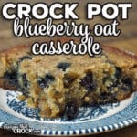 This Crock Pot Blueberry Oat Casserole is a delicious breakfast that is made from scratch while still being easy to make.