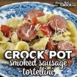 This Crock Pot Smoked Sausage Tortellini recipe is so easy to throw together and tastes amazing. It was an instant family favorite here.