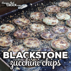 These Homemade Blackstone Zucchini Chips are a delicious way to serve some fresh zucchini. It is a favorite treat around here!