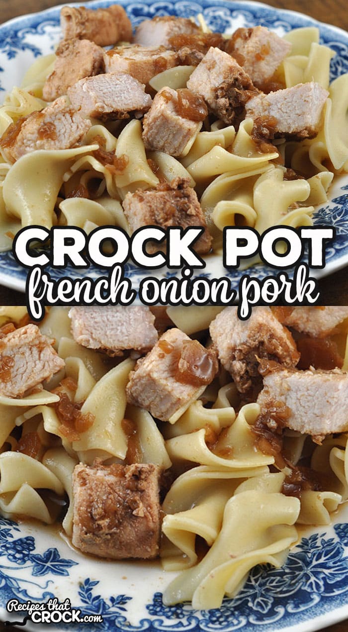 Crock Pot French Onion Pork - Recipes That Crock!