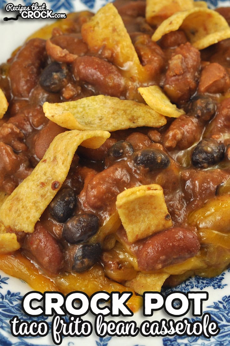 If you are looking for a delicious dinner idea, check out this Taco Frito Bean Crock Pot Casserole. It is easy to make and tastes great!