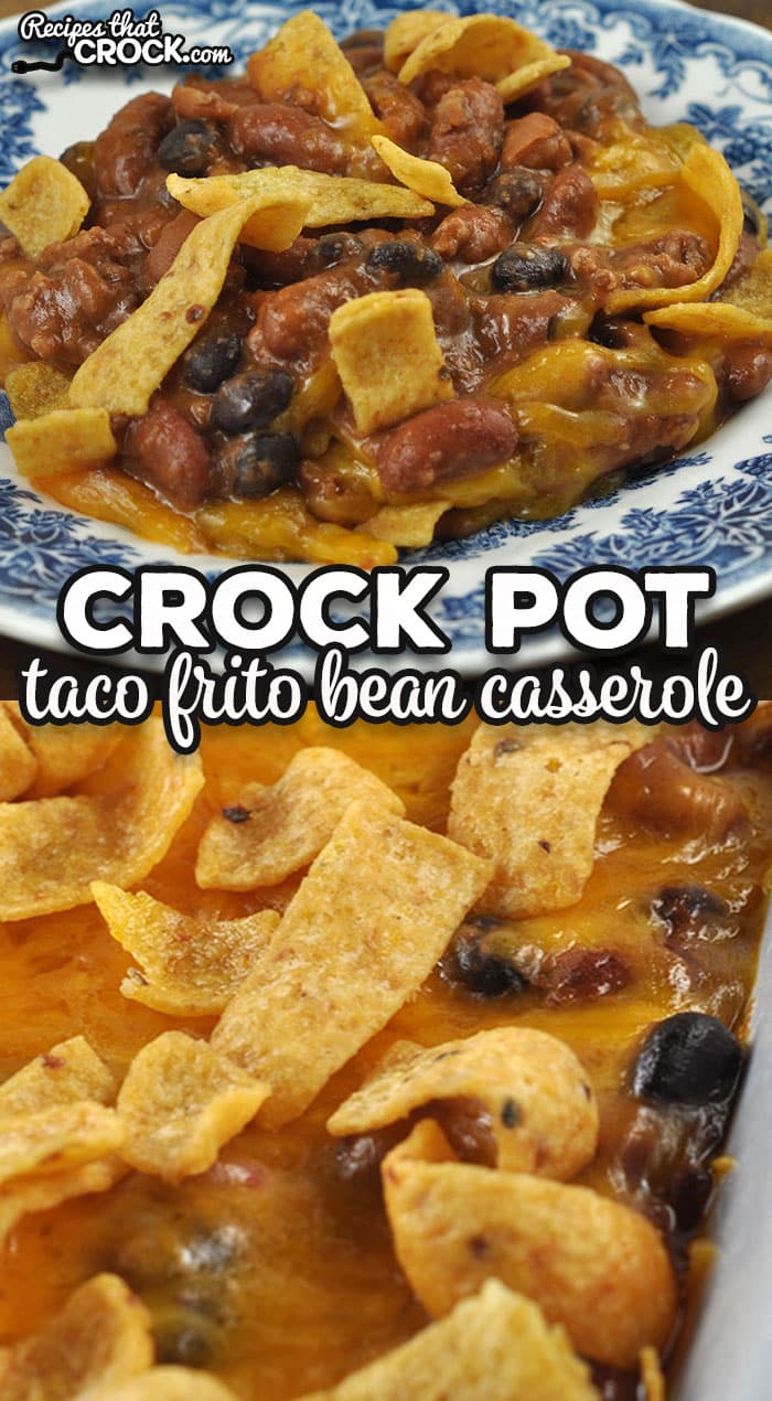If you are looking for a delicious dinner idea, check out this Taco Frito Bean Crock Pot Casserole. It is easy to make and tastes great!