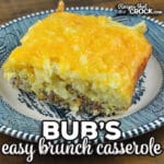 If you are in the mood for a delicious and easy casserole for brunch or breakfast, check out this Bub’s Easy Brunch Casserole.