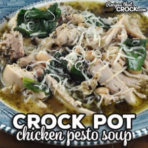 If you are looking for an easy and delicious recipe that fills you up, check out this Crock Pot Chicken Pesto Soup. It is amazing!
