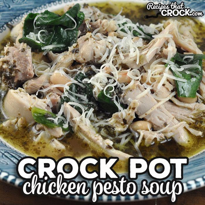 If you are looking for an easy and delicious recipe that fills you up, check out this Crock Pot Chicken Pesto Soup. It is amazing!
