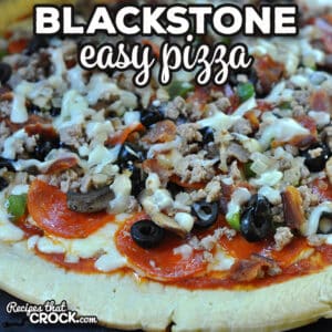 If you are looking for the perfect pizza recipe, check out this Easy Blackstone Pizza recipe. You can easily customize it to your preferences!