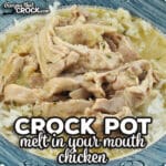 This Melt In Your Mouth Crock Pot Chicken can be thrown together in less than 5 minutes and tastes amazing. I highly recommend it.