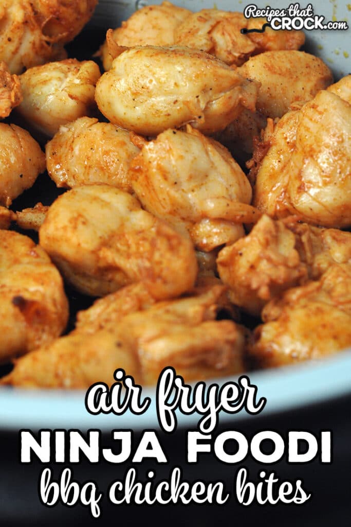 These Ninja Foodi BBQ Chicken Bites are so quick to throw together and can be used in a variety of ways to get dinner on the table easily.