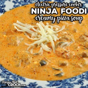 If you are looking for a delicious soup to fill you up when you do not have a lot of time to cook, try this Ninja Foodi Creamy Pizza Soup.