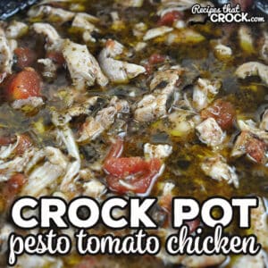 This Pesto Tomato Crock Pot Chicken recipe is not only versatile and delicious, it is also super easy to throw together.