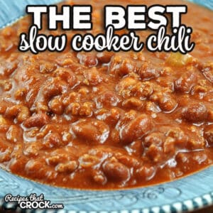 This recipe is The Best Slow Cooker Chili I have ever had. It is super simple to make, tastes amazing and is always a crowd pleaser!