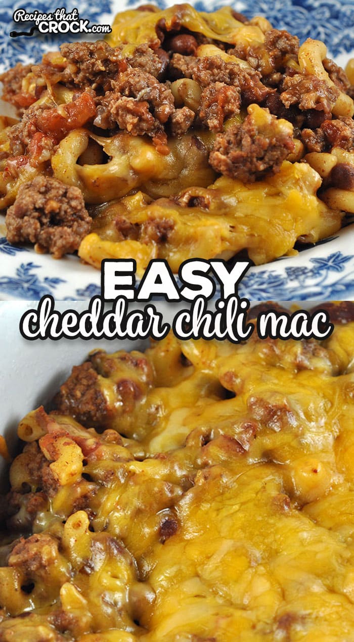 If you are looking for a delicious recipe that can be prepared in around a half hour, check out this Easy Cheddar Chili Mac. It is so good!