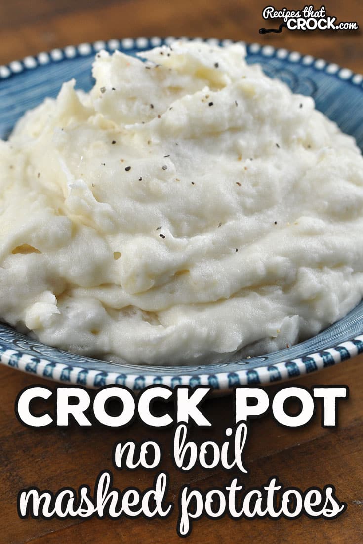 If you are looking for an easy way to make delicious mashed potatoes that does not use up stove top space, check out this No Boil Crock Pot Mashed Potatoes recipe!