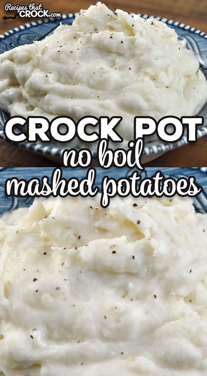 If you are looking for an easy way to make delicious mashed potatoes that does not use up stove top space, check out this No Boil Crock Pot Mashed Potatoes recipe!