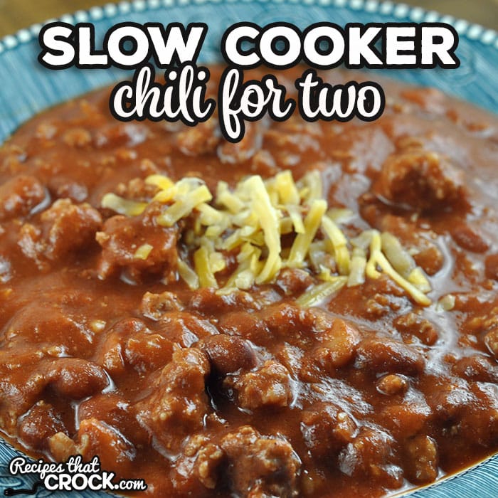 Do you need an amazing chili recipe that has fewer servings? Check out this Slow Cooker Chili for Two. It is absolutely delicious!