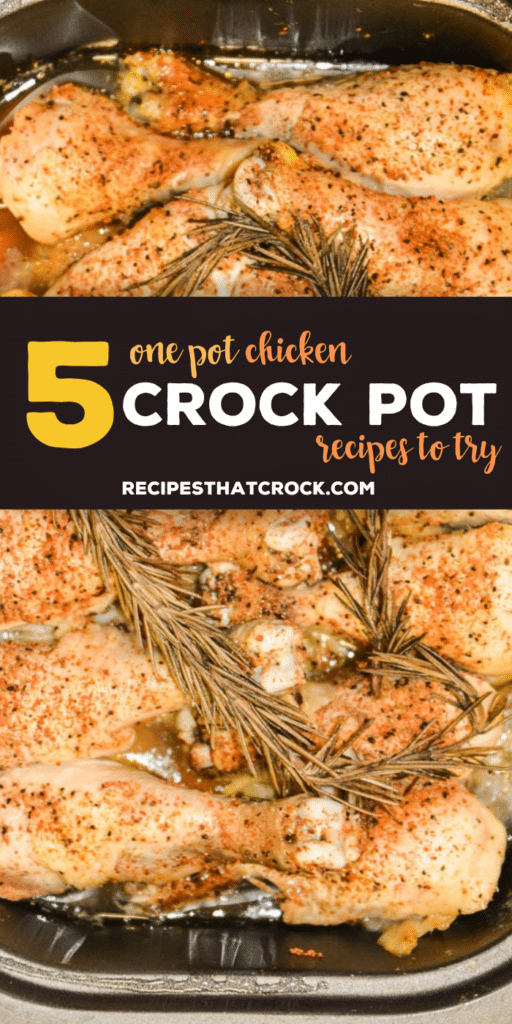 Chicken crock pot recipes are a must have for any home cook. One pot meals are an easy way to get an entire dinner on the table. Here are five one pot chicken slow cooker recipes to try next week.