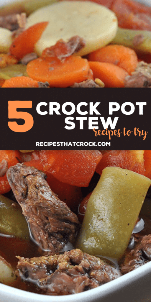 When the weather is icy cold outside there's nothing better than a nice warming bowl of stew. Here are five crock pot stew recipes to try next week.
