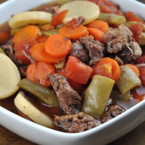 When the weather is icy cold outside there's nothing better than a nice warming bowl of stew. Here are five crock pot stew recipes to try next week.