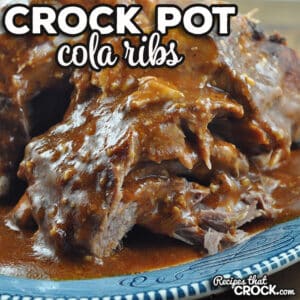 These Cola Crock Pot Ribs might just be the perfect ribs. They are fall apart tender, have an amazing flavor and are easy to make!