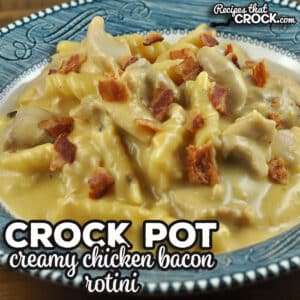Creamy Crock Pot Chicken Bacon Rotini