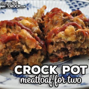 This recipe for Crock Pot Meatloaf for Two has amazing taste and is easy to throw together. It is the perfect comfort food main dish.