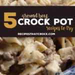 Ground beef is a go-to ingredient for a lot of busy cooks. Here are five ground beef crock pot recipes to try next week!