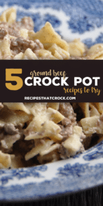 Ground beef is a go-to ingredient for a lot of busy cooks. Here are five ground beef crock pot recipes to try next week!