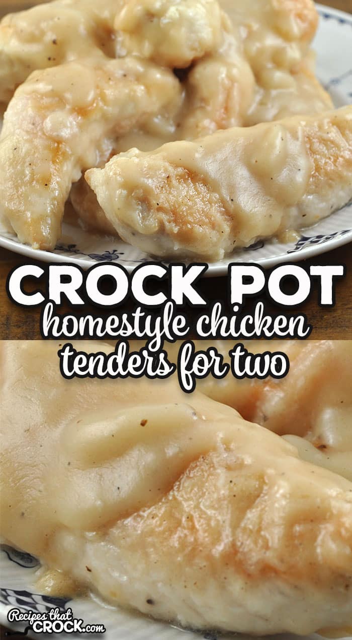 If you are looking for some delicious comfort food, check out these Homestyle Crock Pot Chicken Tenders for Two. They are amazing!