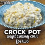 This quick and easy Angel Crock Pot Creamy Corn for Two recipe is so simple to throw together, cooks quickly and tastes amazing!