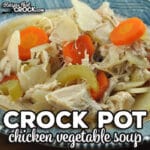 This flavorful Crock Pot Chicken Vegetable Soup will not only give you a tasty, veggie packed soup, it will also make your home smell amazing!